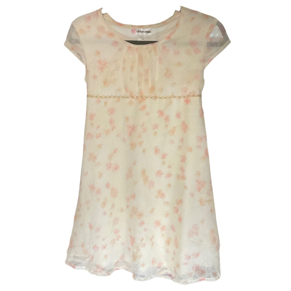 VINTAGE | CHRISTIE BROOKS Childs Floral Tea Dress | L